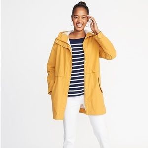 Old Navy Water Resistant Hooded Anorak Rain Jacket